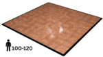 Parquetry Dance Floor (6.3m x 7.2m)