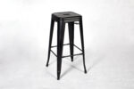 Tolix Bar Stool - Black
