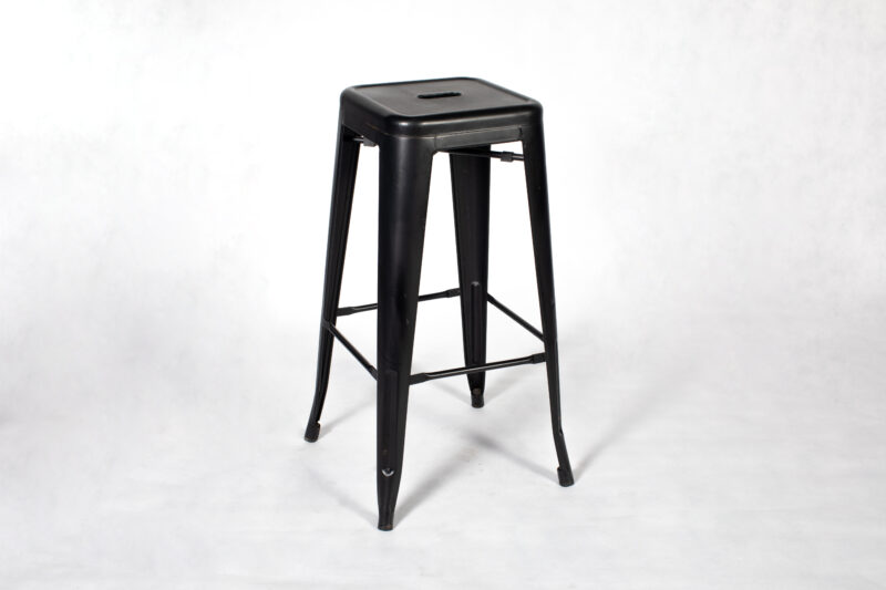 Tolix Bar Stool - Black