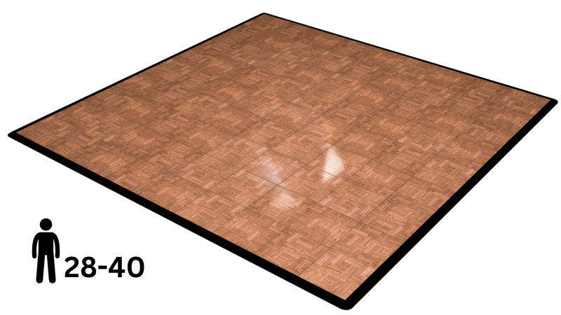 Parquetry Dance Floor (3.6m x 4.5m)