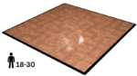 Parquetry Dance Floor (3.6m x 3.6m)