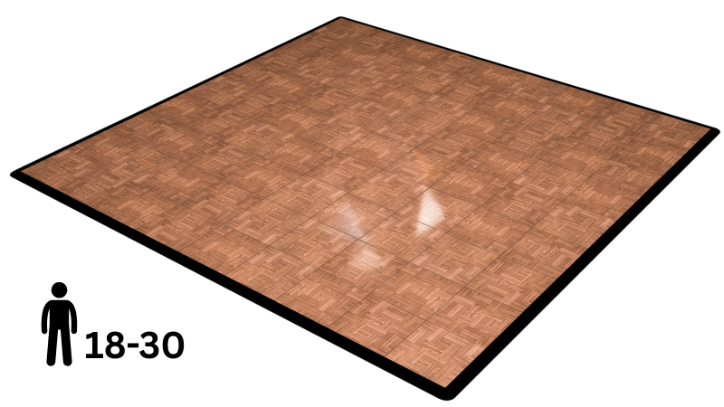 Parquetry Dance Floor (3.6m x 3.6m)