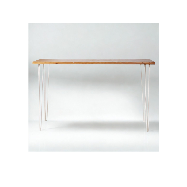 Hairpin Bar Table - White