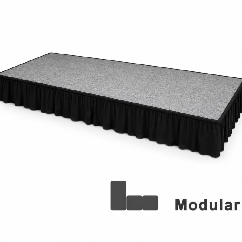 Stage 1.2m x 2.4m (carpeted)