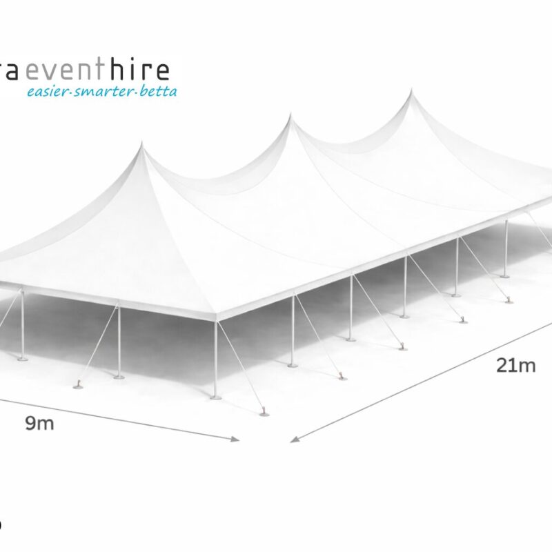 Electron Pole Marquee - 9m x 21m