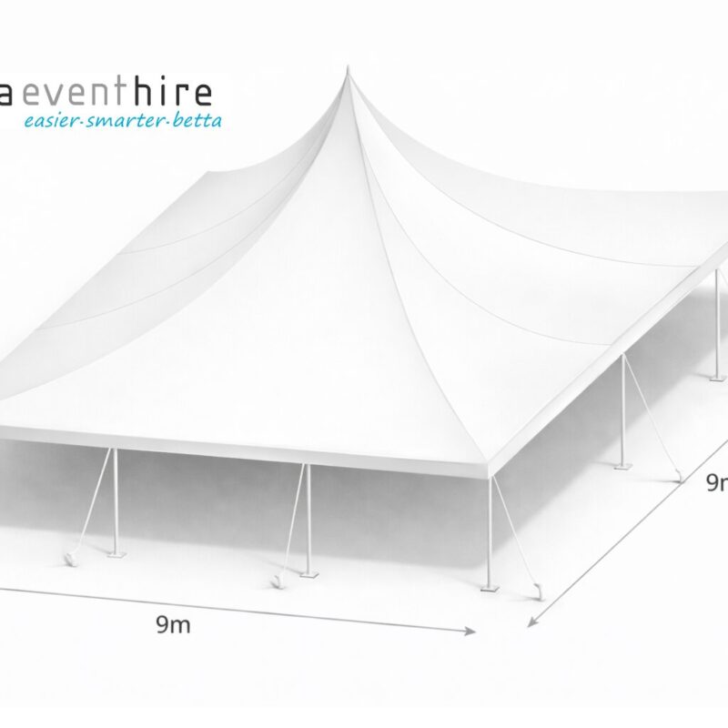 Electron Pole Marquee - 9m x 9m