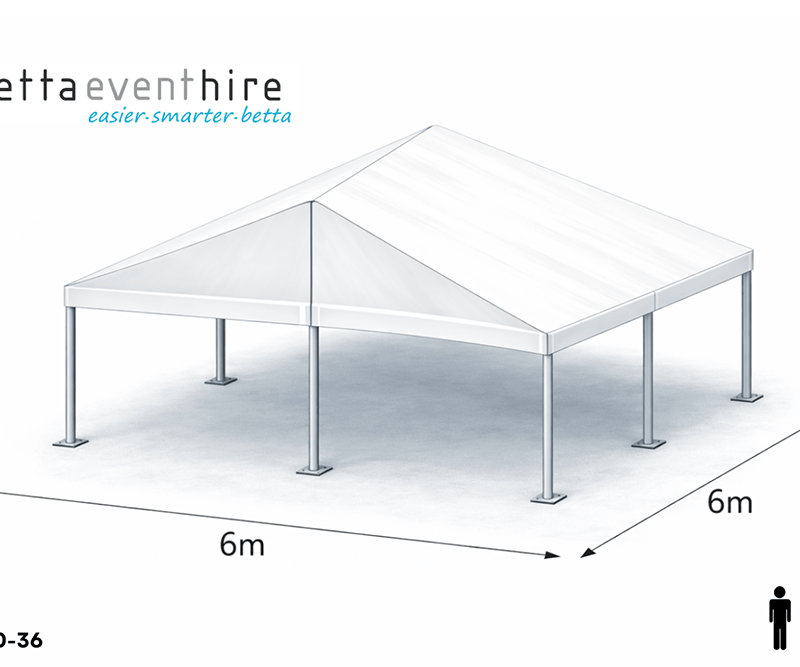 Clearspan Structure Marquee - 6m x 6m