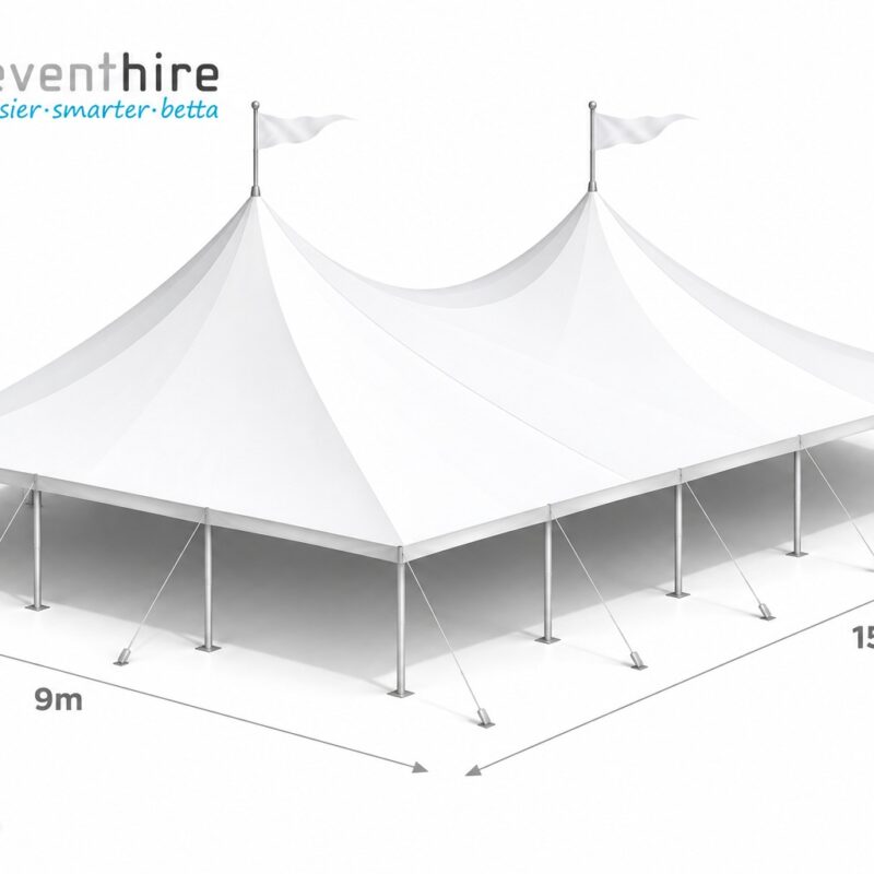 Electron Pole Marquee - 9m x 15m